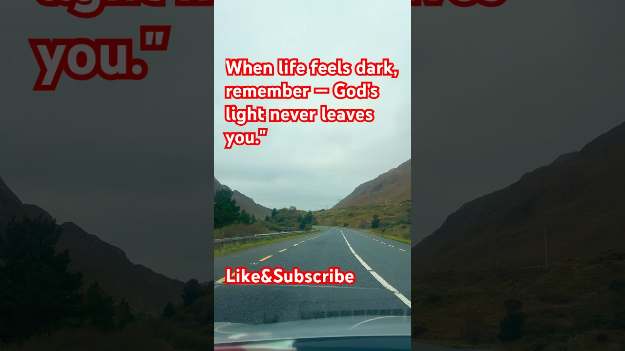 Darkness can&rsquo;t hide God&rsquo;s light#godslight #englishmotivation #trending #viralshort #