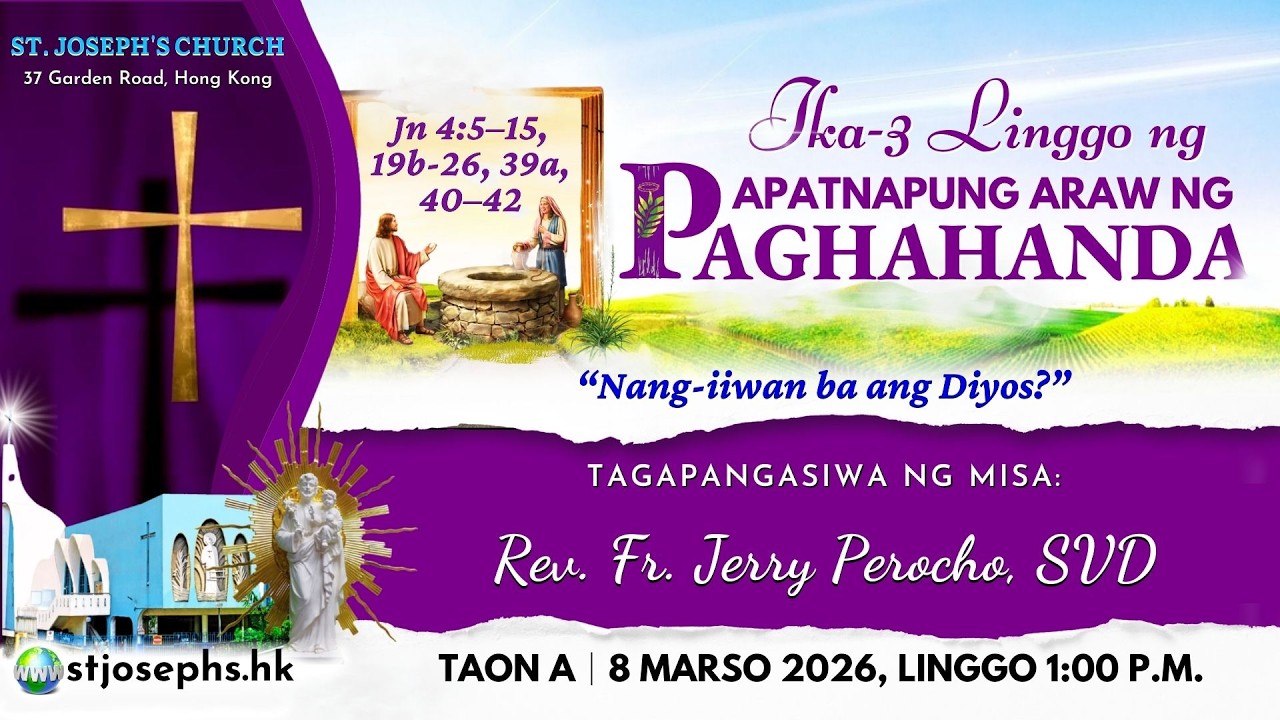 IKATLONG LINGGO NG APATNAPUNG ARAW NG PAGHAHANDA (A) │ 8 MARSO 2026, LINGGO 1:00 P.M.