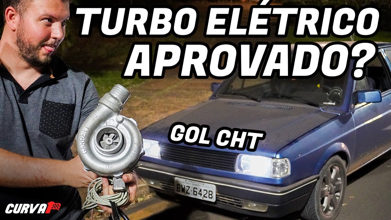 Primeiro teste com o TURBO ELÉTRICO no Gol CHT! DEU CERTO?