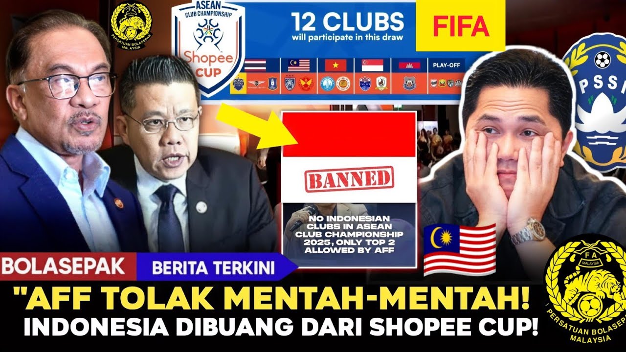 MALU BESAR! Indonesia Gagal Layak Ke Shopee Cup, AFF Umum Keputusan Mengejut