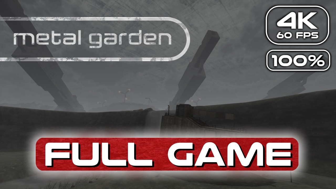 Metal Garden 100% Gameplay Walkthrough FULL GAME (4K 60FPS) No Commentary