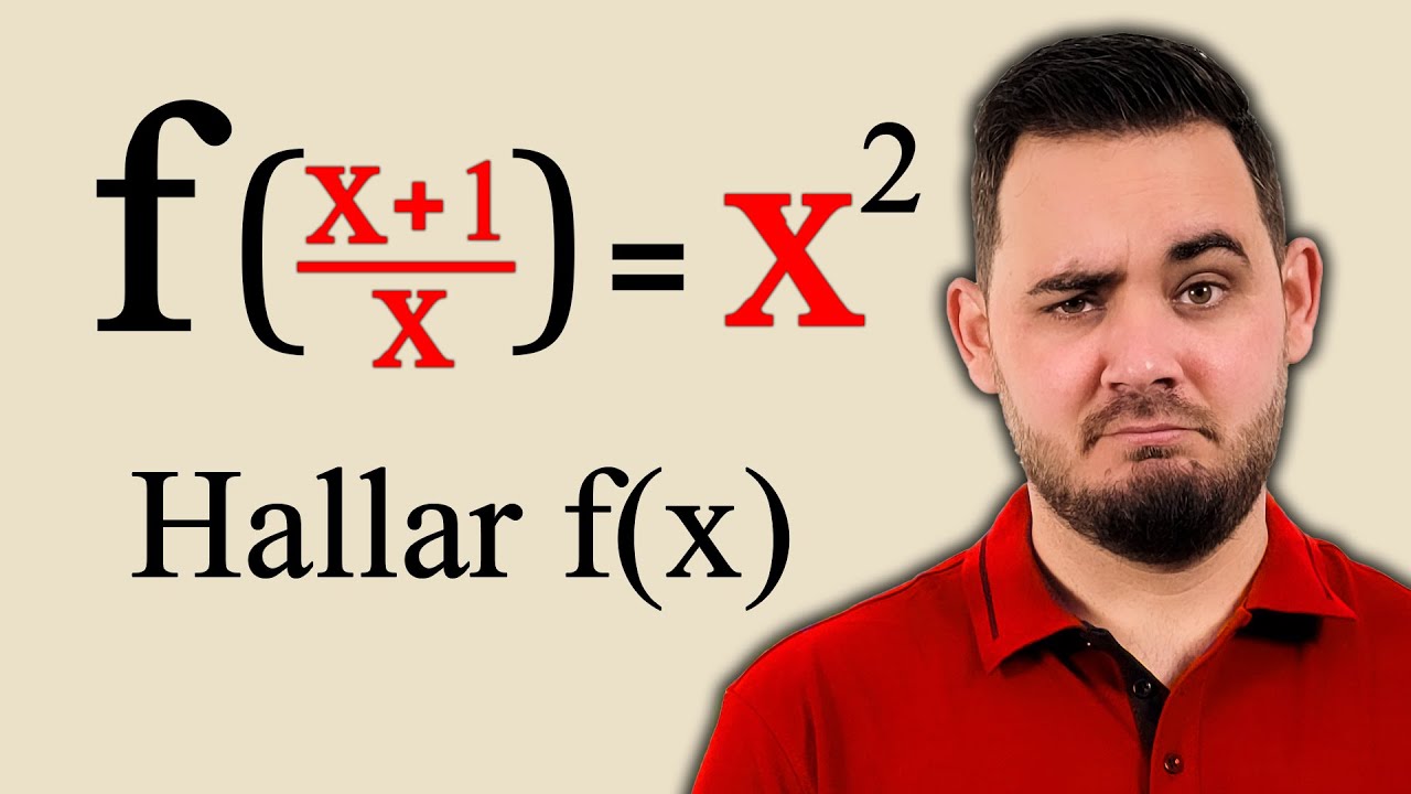 🧩 CÓMO resolver una ecuación FUNCIONAL PASO a PASO ✨