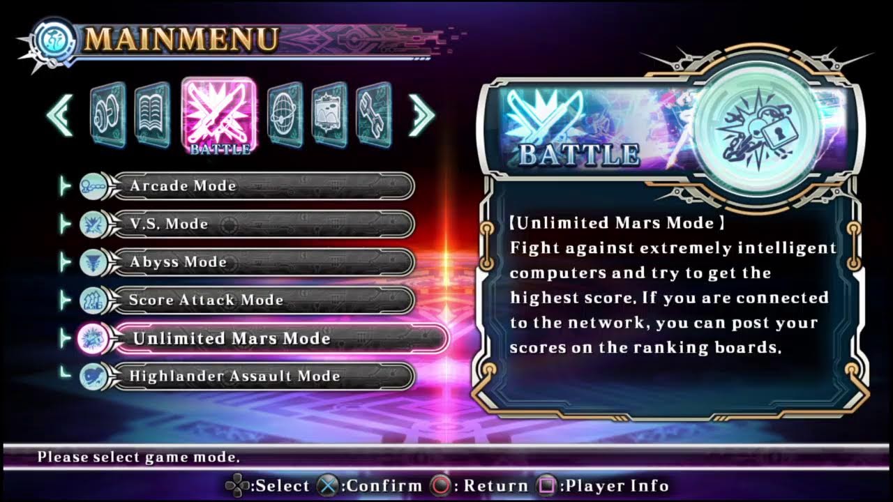 blazblue unlimited mars; bullet round 7