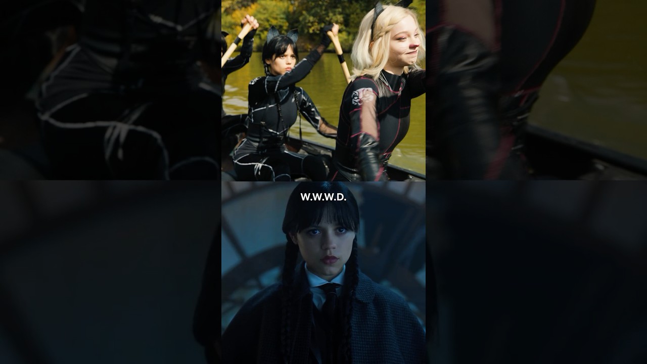 WWWD? #Wednesday Series #wednesdaynetflix #shorts #timburton #addamsfamily #jennaortega #emmamyers