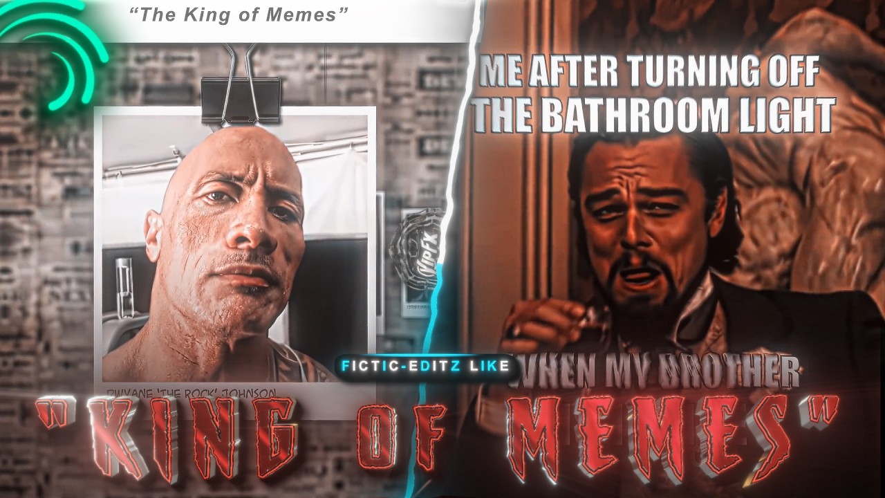 Trending @fictic_editz Like &ldquo;KING of MEMES&rdquo; 🤯🔥 | Alight Motion Preset (+XML)