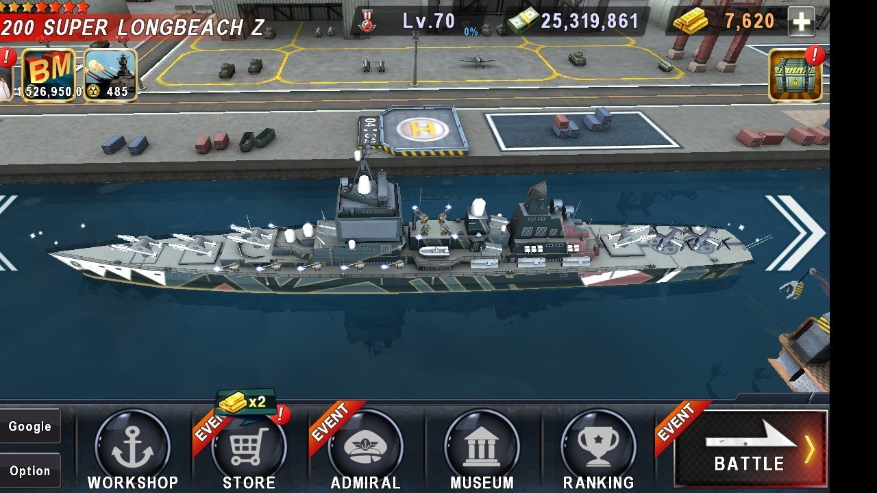 WARSHIP BATTLE Episode 63 Mission 7 Completed With Super Long Beach Z