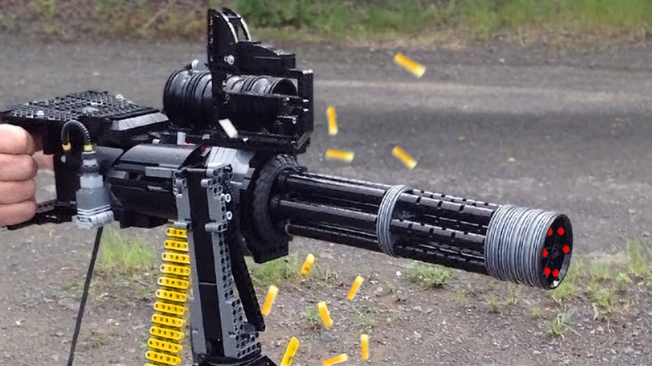 A ARMA MAIS DOLORIDA. METRALHADORA DE LEGO