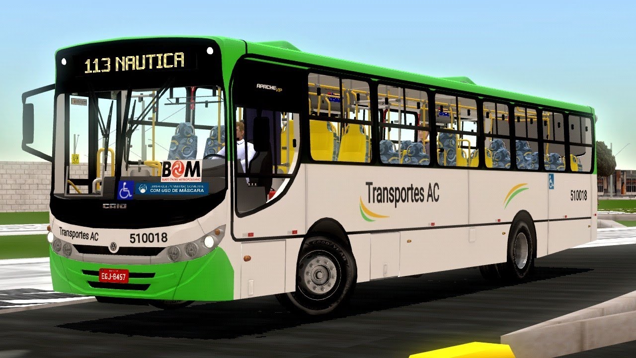 🔵[PROTON BUS] CAIO APACHE VIP II VW 17.230 EOD EURO III | MAPA BARREIROS 1.0 FASE 3 | L113