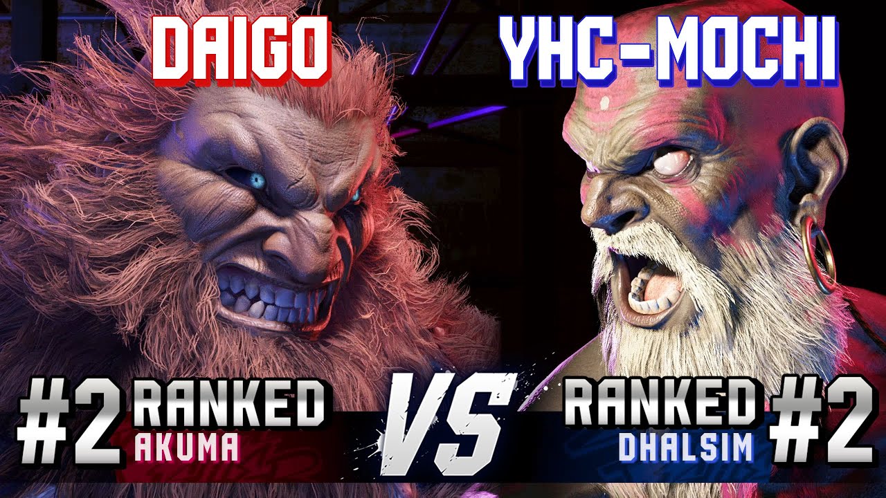 SF6 ▰ DAIGO (#2 Ranked Akuma) vs YHC-MOCHI (#2 Ranked Dhalsim) ▰ High Level Gameplay