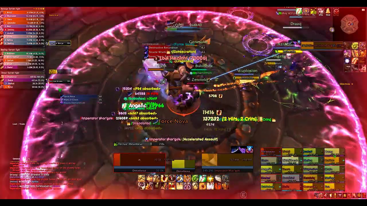 Tauri WoW - Highmaul Mythic Prot Paladin POV - Imperator Mar'gok  - Pug run