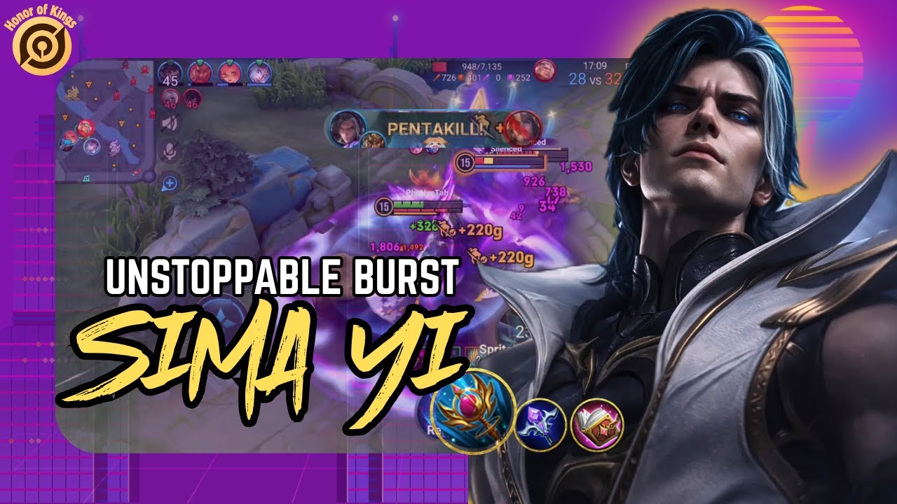 One of hardest Jungle Hero? Sima Yi MASTERED | Pentakill Gameplay | Honor of Kings Season