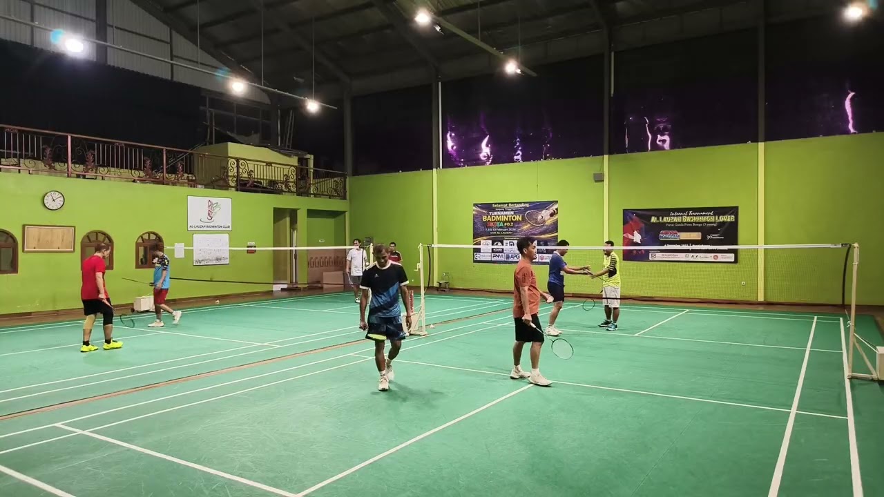 Andra/Riyan🥇vs Muksin/Him #Allauzah #BadmintonIndonesia #Badminton 🎗️✨🥊