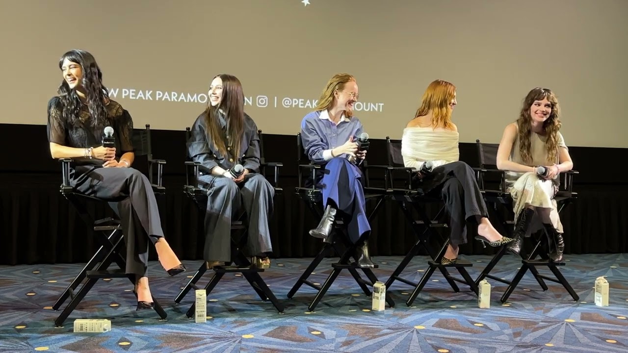 黃蜂 YELLOWJACKETS Q&A with Sophie Thatcher, Liv Hewson, Courtney Eaton & others 4/11/2025.