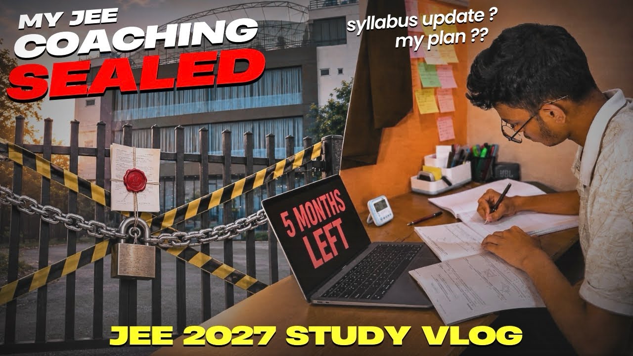 Is My JEE Drop Year Going Wrong Again? 😰 | JEE 2027 Study Vlog