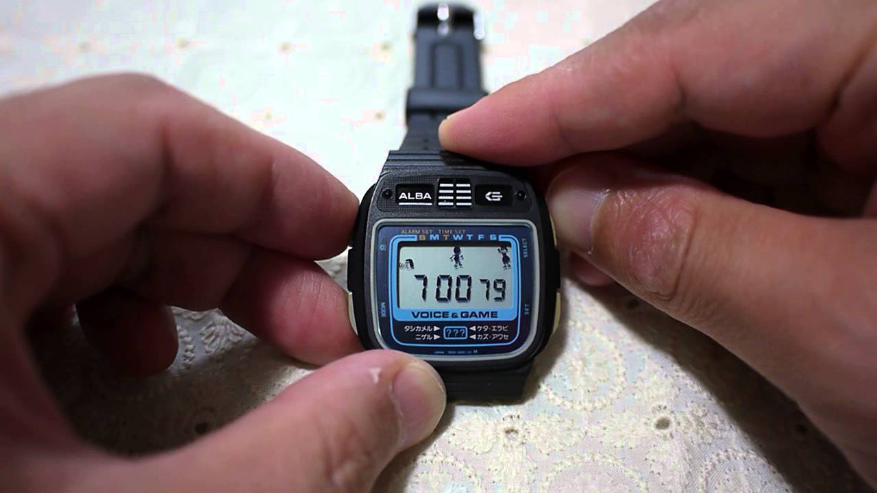 SEIKO ALBA VOICE&GAME Vintage game watch