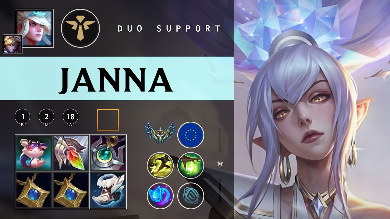 Janna Support vs Nami - EUW Challenger Patch 26.02