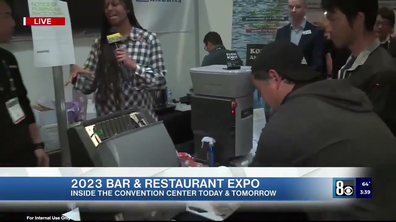 AUTEC Sushi Robots at the Bar and Restaurant Expo