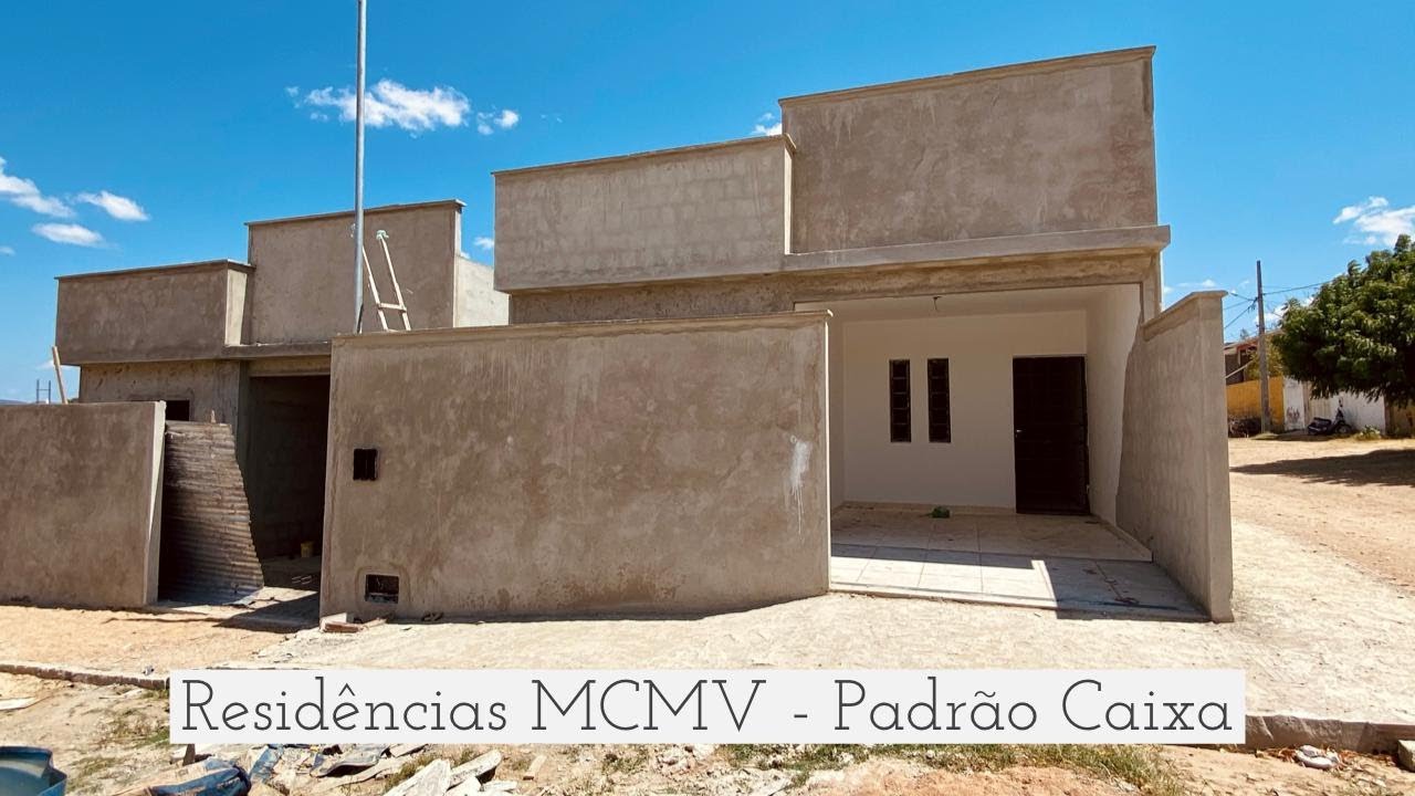 Residências Padrão CAIXA - Minha Casa Minha Vida.