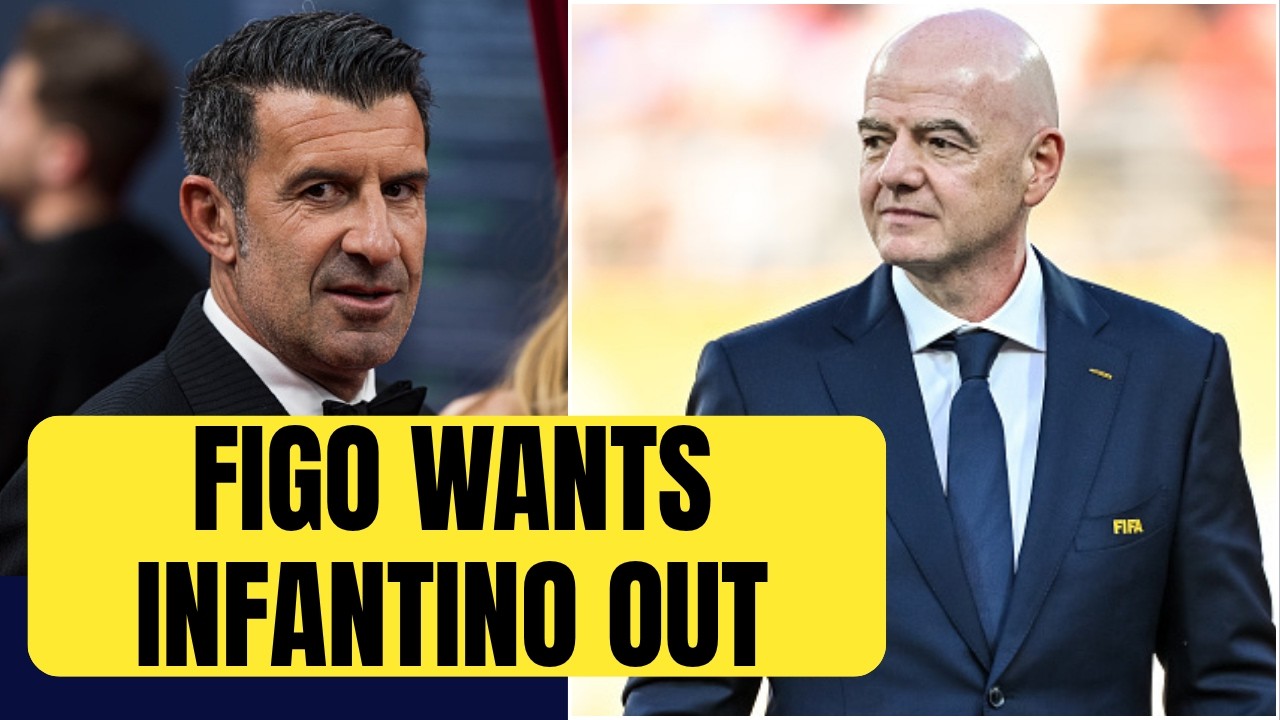 Former Portugal captain Luis Figo calls for FIFA President Gianni Infantino's resignation