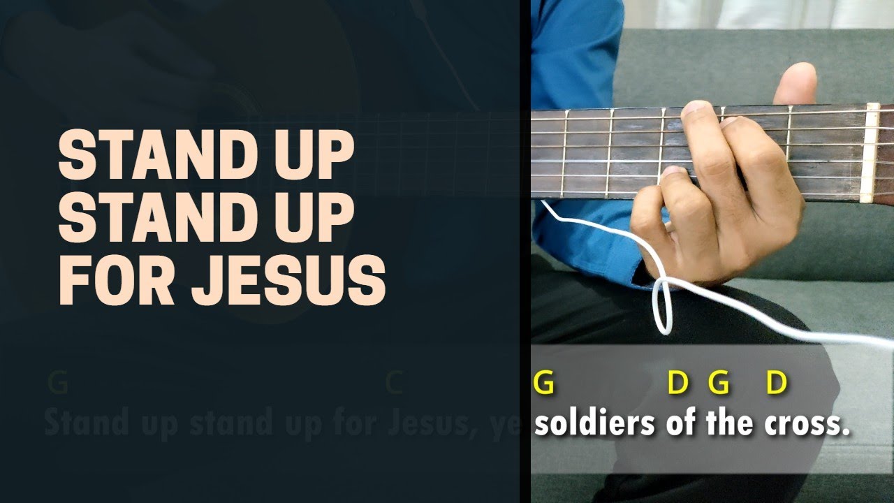 Stand Up Stand Up for Jesus (hymn) | Easy Simple Guitar Chords