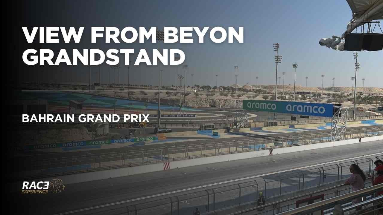 View from Beyon Grandstand at the Bahrain GP (2025)