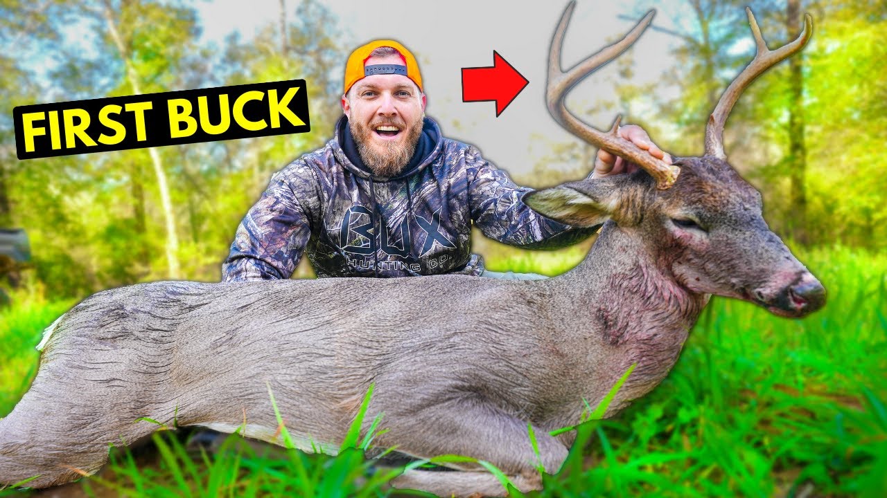Hunting My FIRST WHITETAIL BUCK Ever!! **Catch Clean Cook DEER HEART**