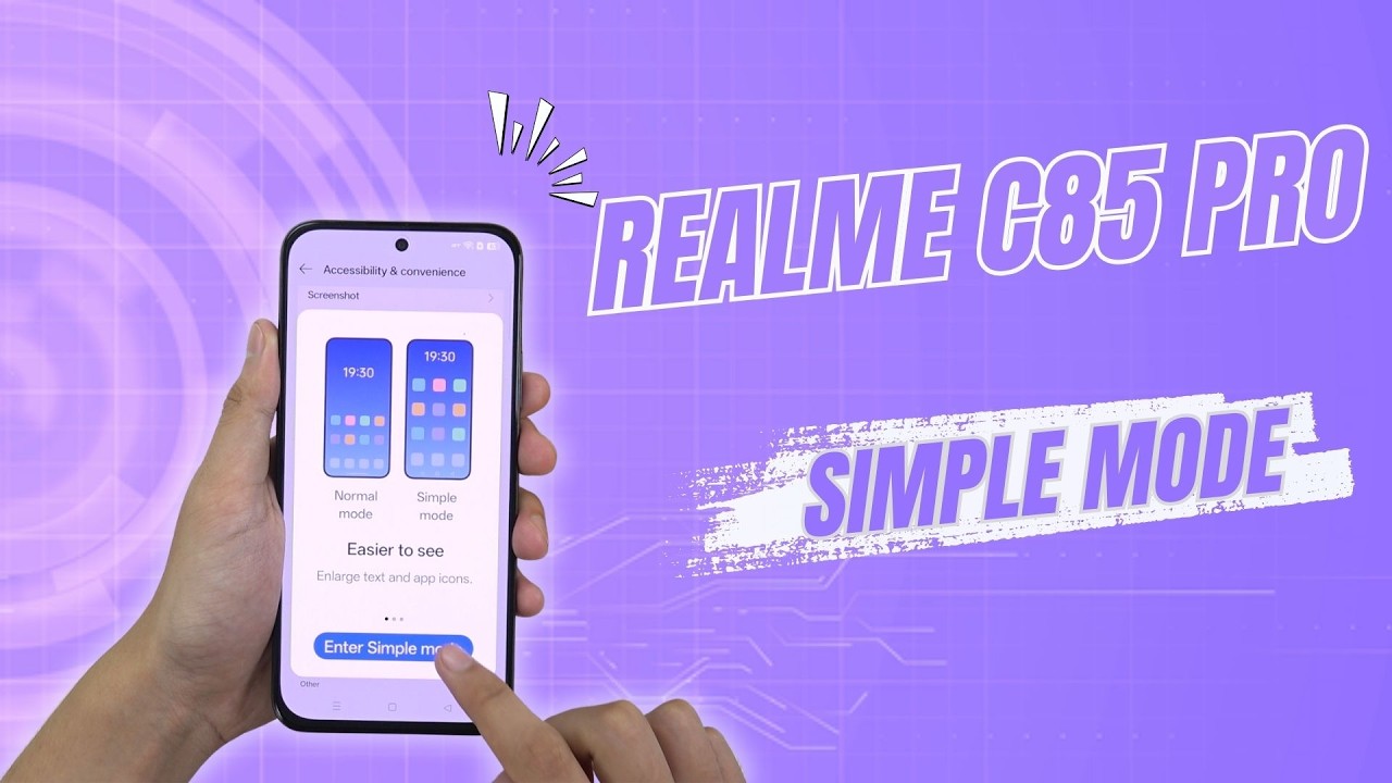 realme C85 Pro Simple Mode | Easy Mode for Seniors