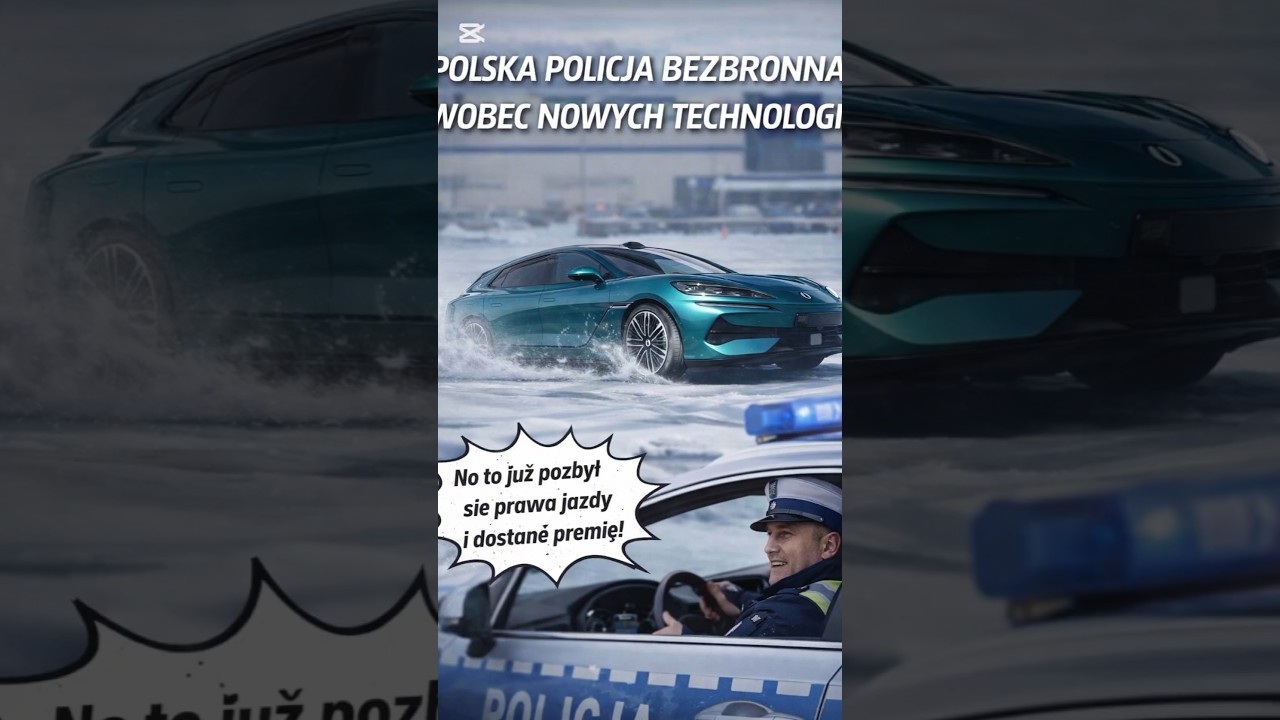 Polska policja bezradna wobec nowych technologii. Chcą zabrać prawko za drift a tu zdziwienie...
