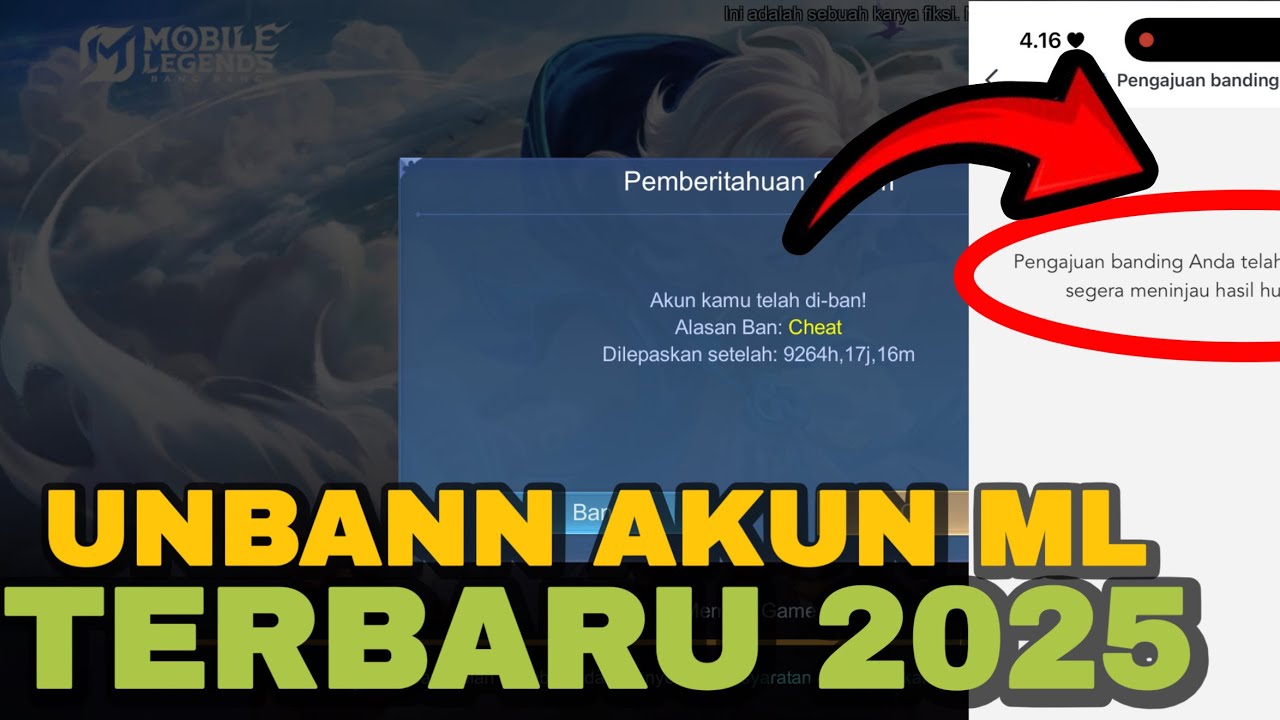 TERBARU|ATASI AKUN ML TERKENA BANNED||TERBARU 2026