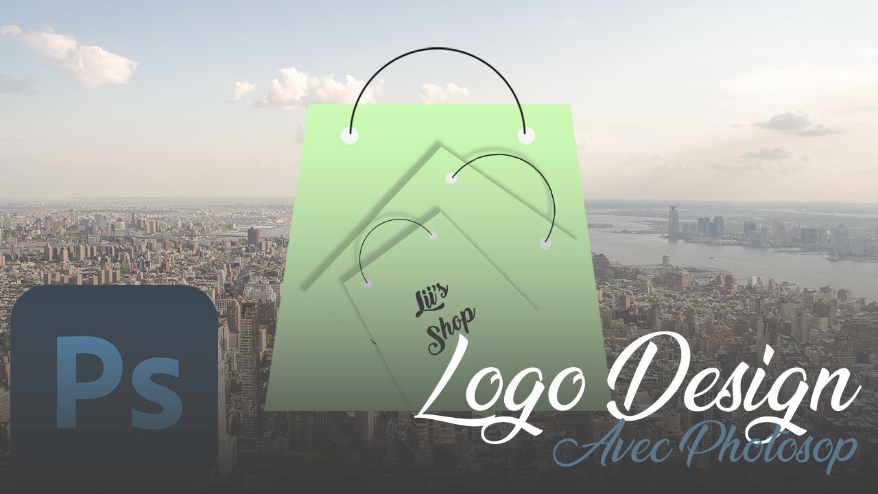 FASCINANT LOGO DESIGN TUTORIEL AVEC   PHOTOSHOP | Apprendre Photoshop  | Film rapide | Vidéo
