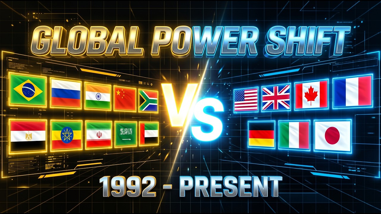 BRICS vs G7 GDP Race (1991&ndash;Present) | Can BRICS Catch Up?