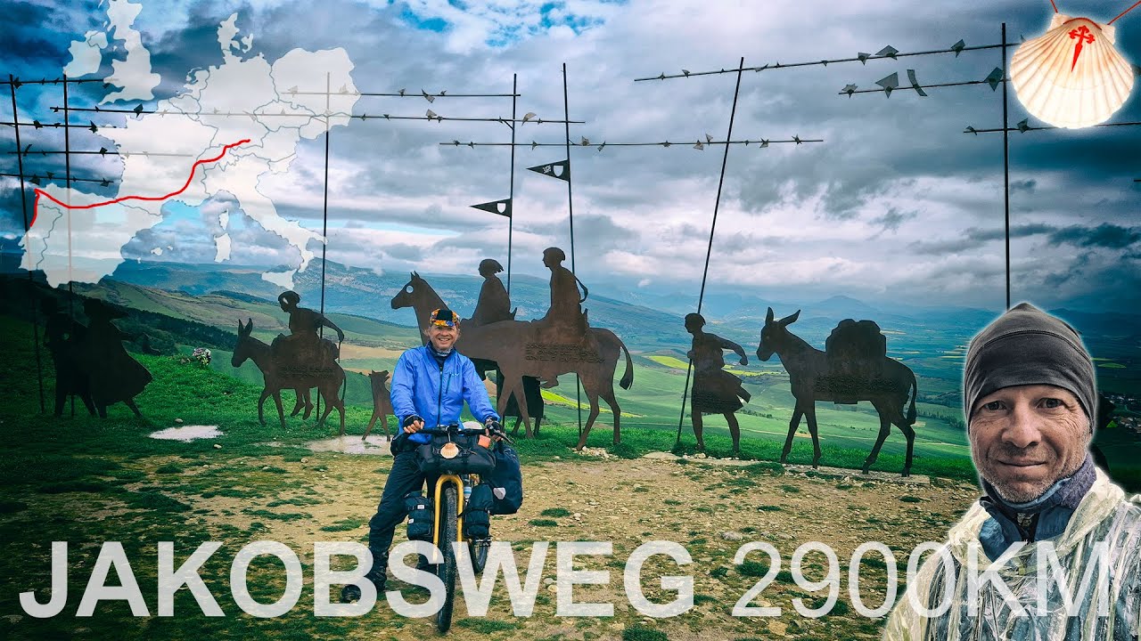 SOLO Biketour Europa I 👣 Jakobsweg mit dem Fahrrad München Schweiz Frankreich🚴‍♂️⛈️🌧️⛰️☀️ Videonauts
