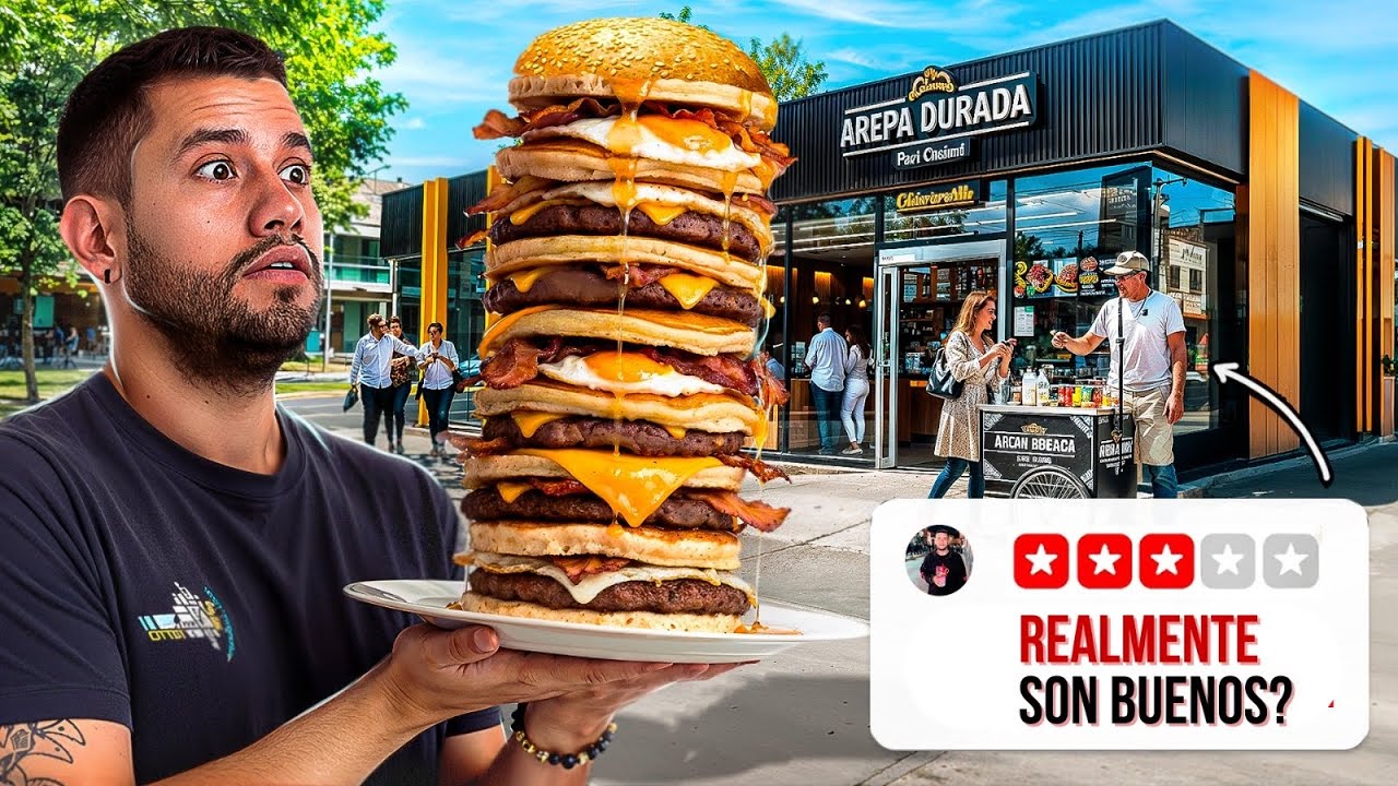 PROBE la COMIDA de LOS MEJORES RESTAURANTES de la CIUDAD! 🍔🔥