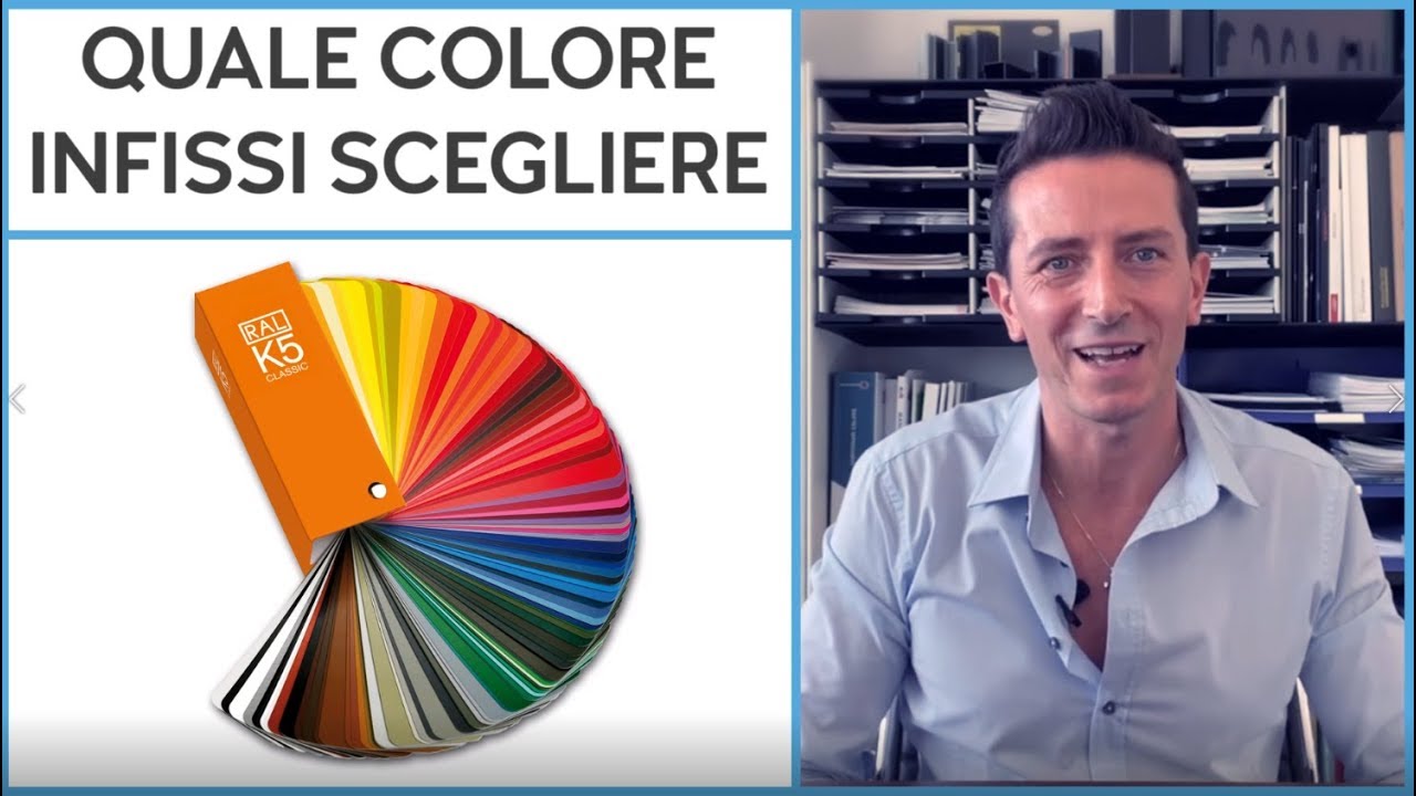 Quale colore degli infissi scegliere