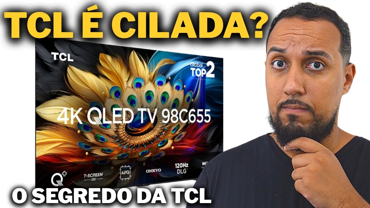 🚨TV TCL vale a pena? o TRUQUE do pre&ccedil;o que HUMILHA Samsung e LG!