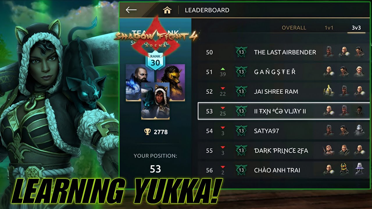 Learning yukka! Shadow Fight 4 Arena🥷🏻🏟️ LIVE