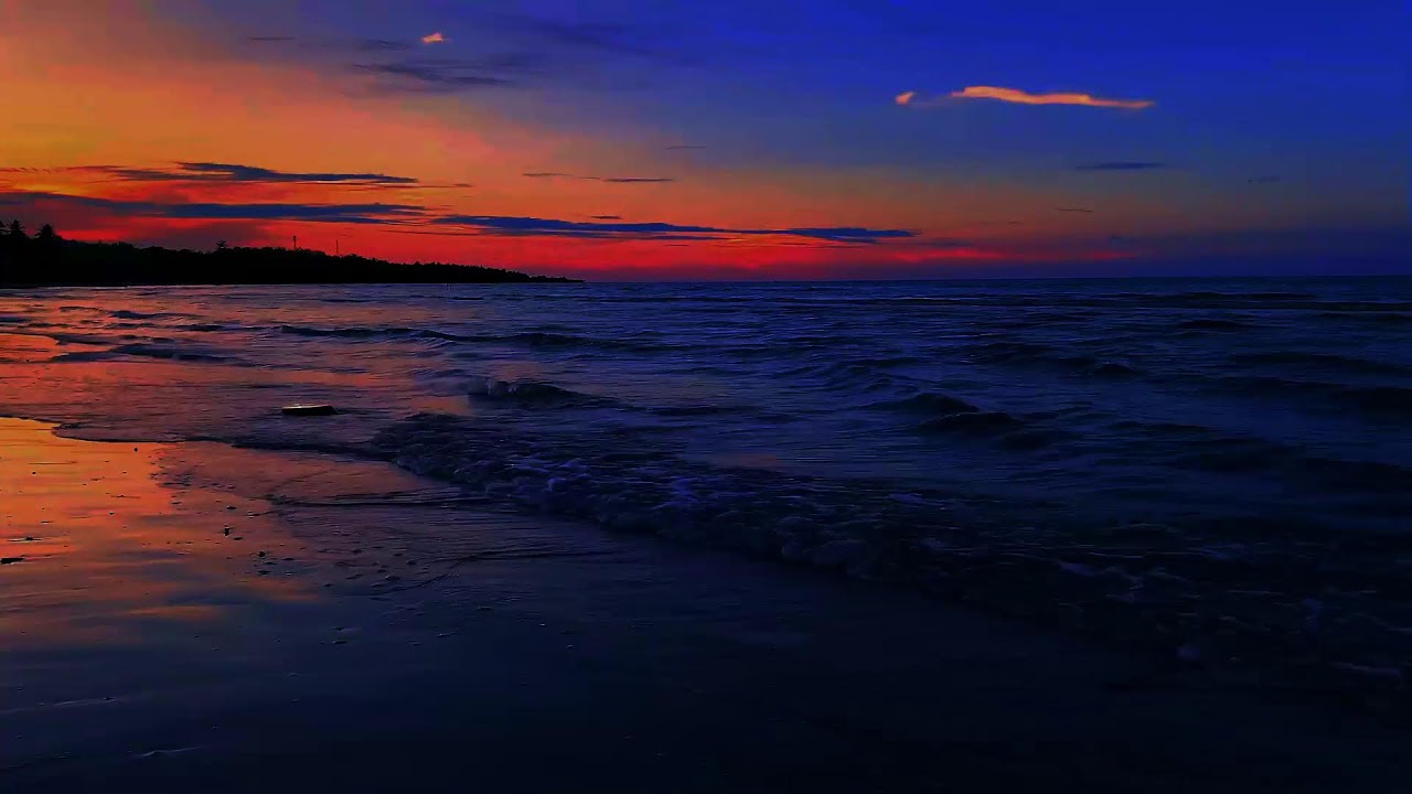 Ocean Background Sound for Sleep | Soft Ocean Waves Night