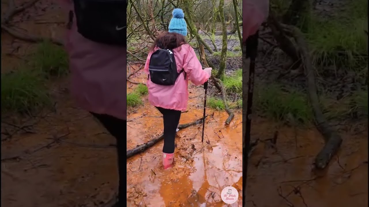 In a boggy trail, I flooded my boot!