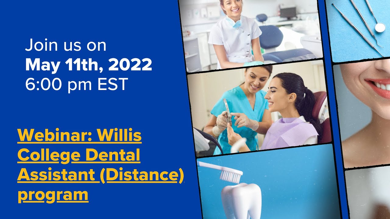Webinar : Dental Assistant (Distance) Level I & II