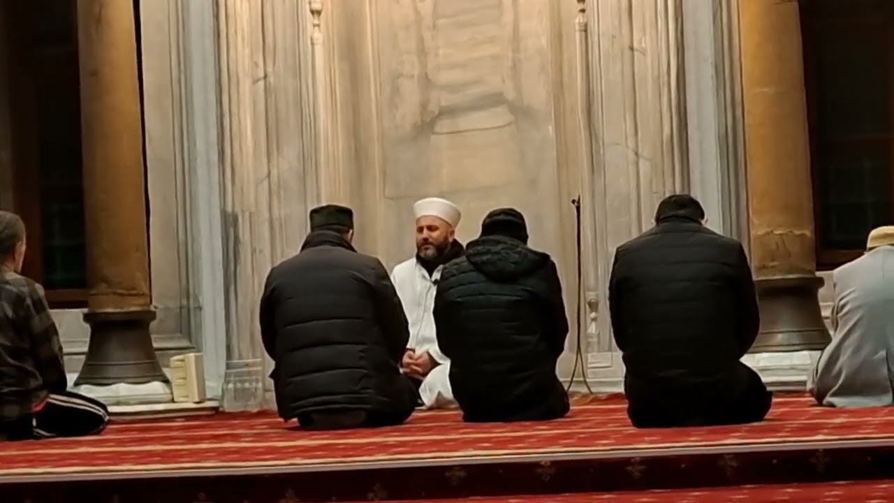 Gazi Ahmet Paşa Camii Baş İmam-Hatibi Kurra Hafız Yusuf Ferşatefendioğlu Sabah Mihrabiyesi 