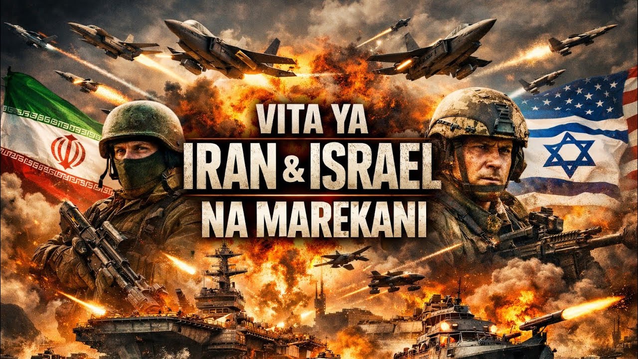 VITA YA IRAN ISLAEL & MAREKANI | SIMULIZI YA KUSISIMUA.