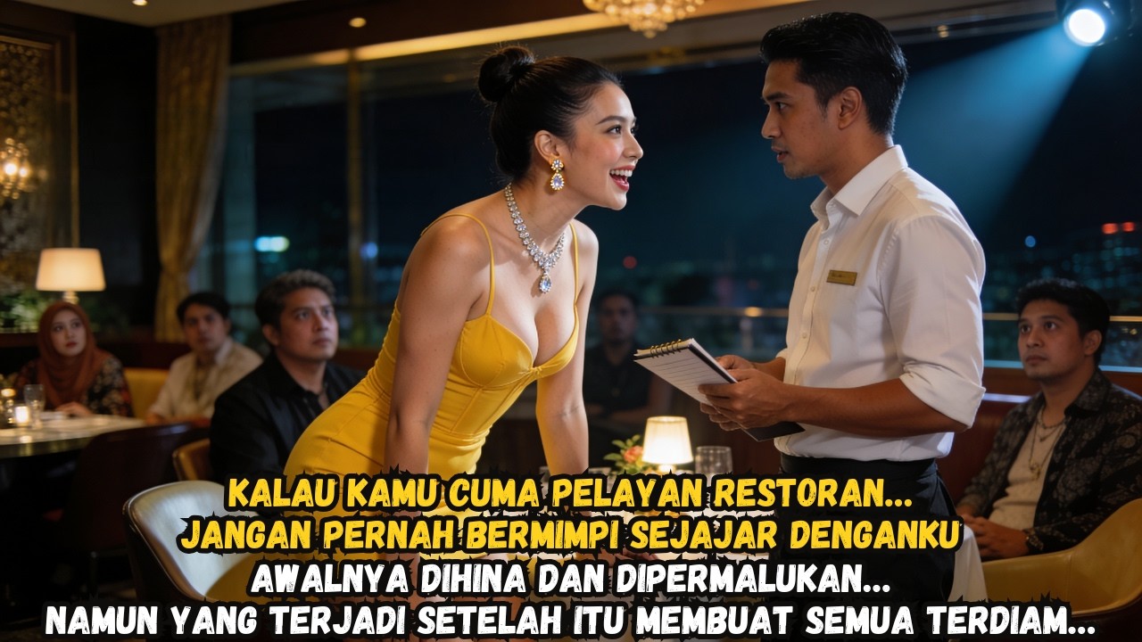 Pelayan Restoran Ini Dihina di Depan Banyak Orang… Plot Twistnya Bikin Semua Terdiam!