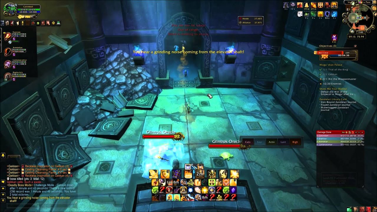 Challenge Mode Gold: Mogu'shan Palace - Prot Paladin POV