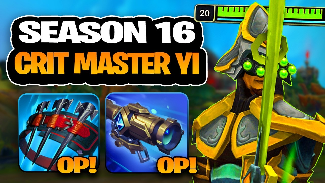 CRITICAL TOP MASTER YI IN THE NEW SEASON IS BROKEN