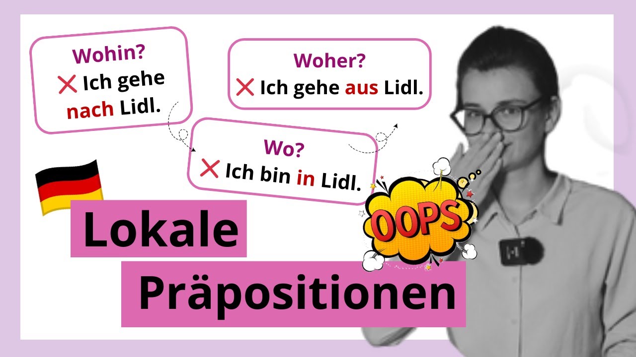 Lokale Präpositionen | Der erste KOMPLETTE Unterricht | Mini-Unterricht mit Yuliia #deutschlernen