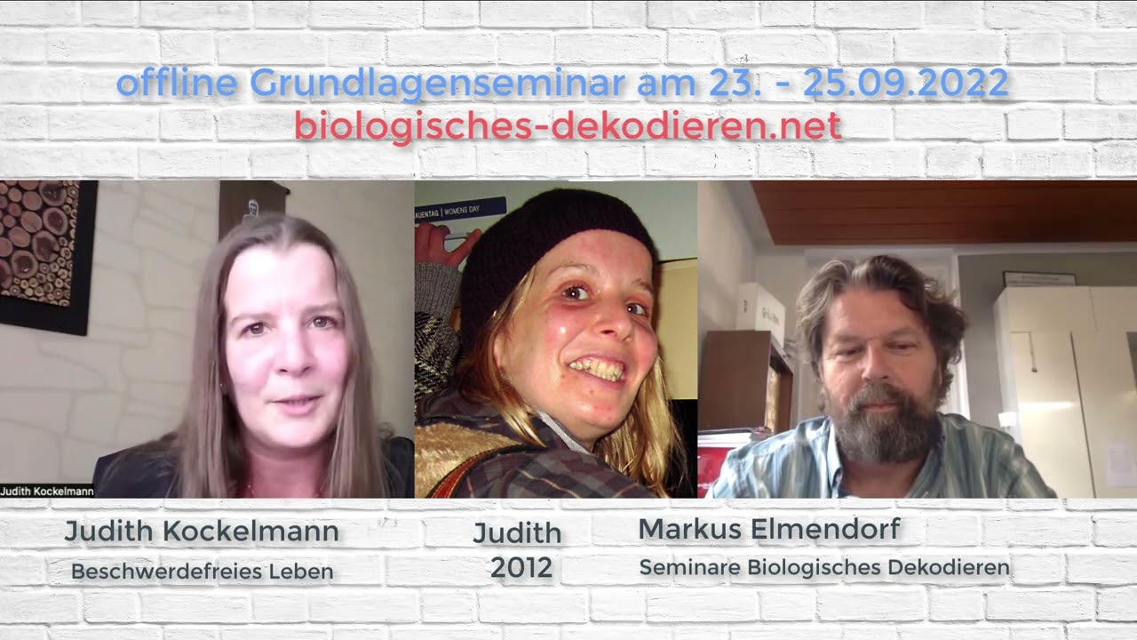 Biologisches Dekodieren Interview Judith Kockelmann Markus Elmendorf