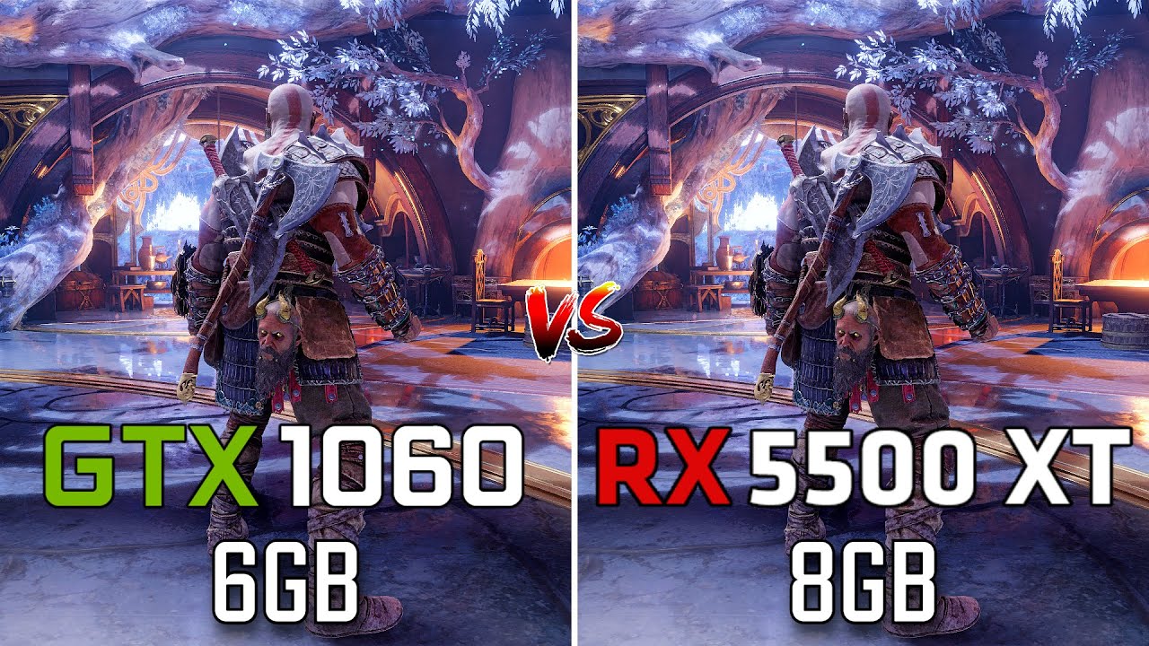 GTX 1060 6GB vs RX 5500 XT 8GB - Test in 9 Games in 2025