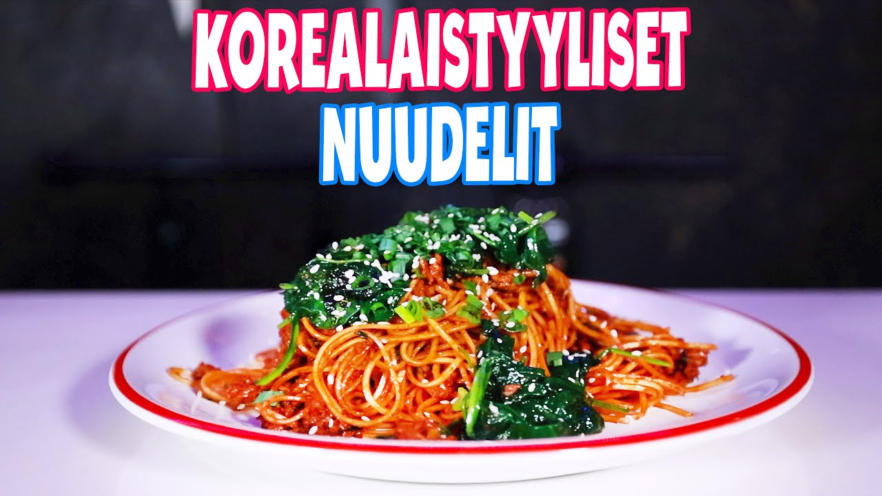 KOREALAISTYYLISET NUUDELIT 🇰🇷 🍜