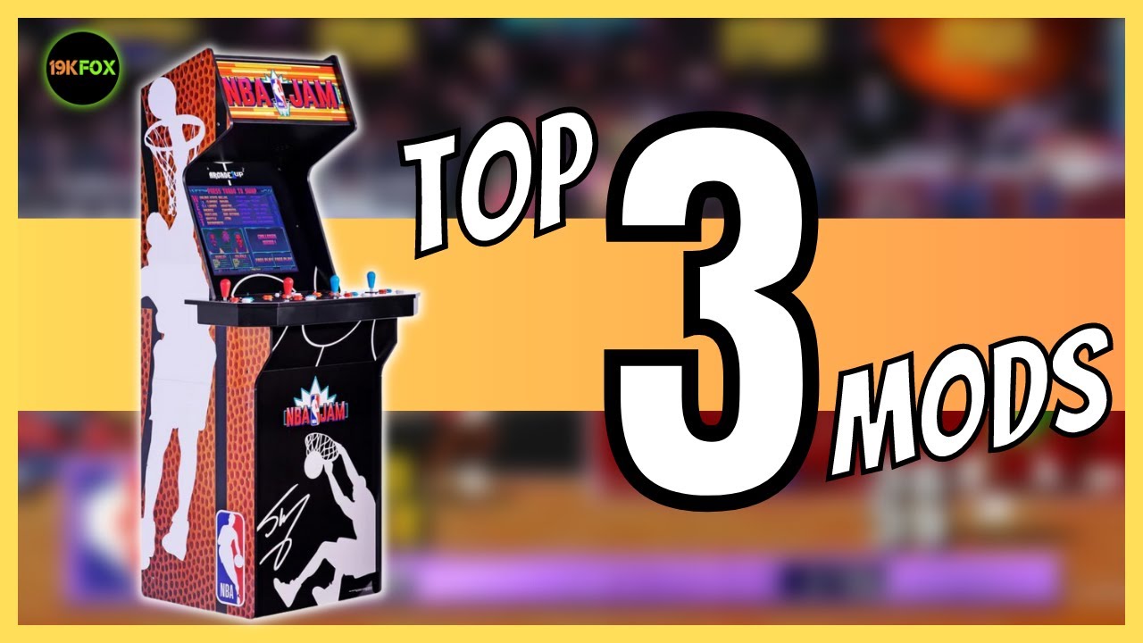 Top 3 Arcade1up NBA Jam XL Shaq Edition Mods