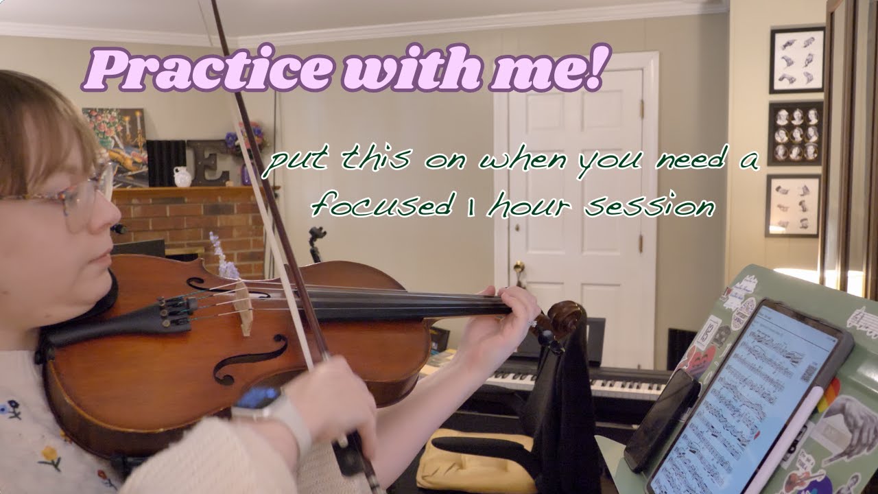 Practice with Me: 1 Hour of Practice Body Doubling